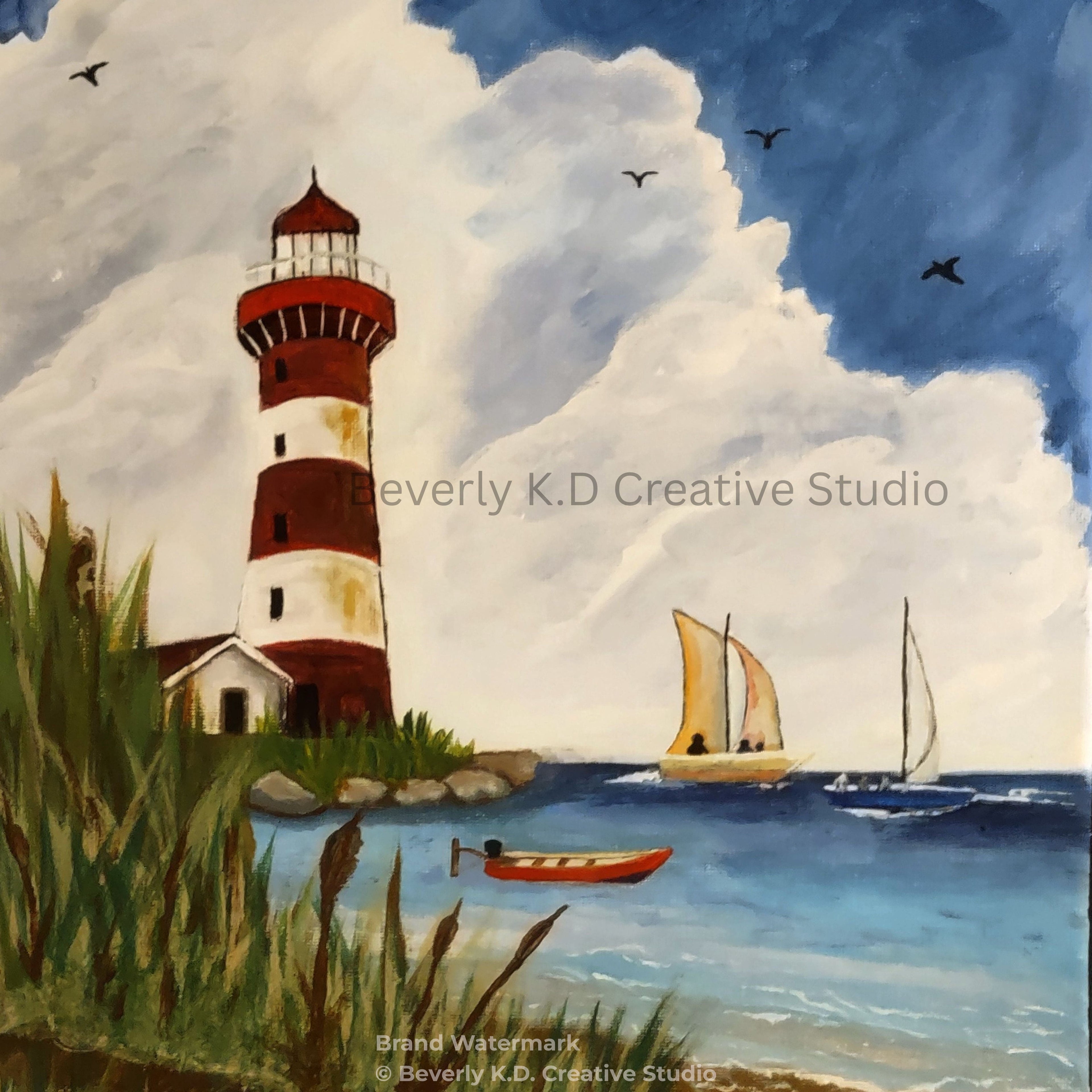Coastal Lighthouse Serenity