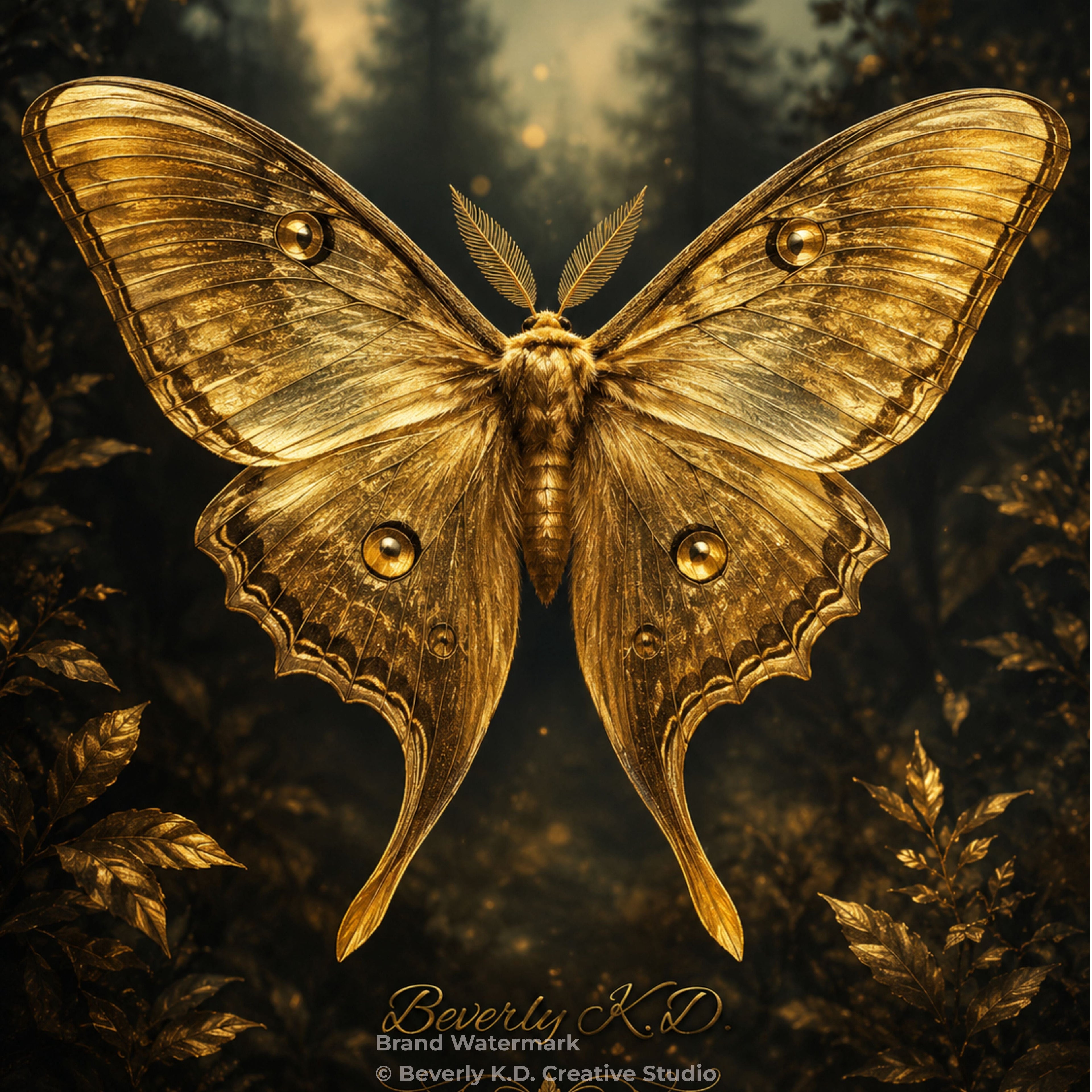 Golden Moth Beauty
