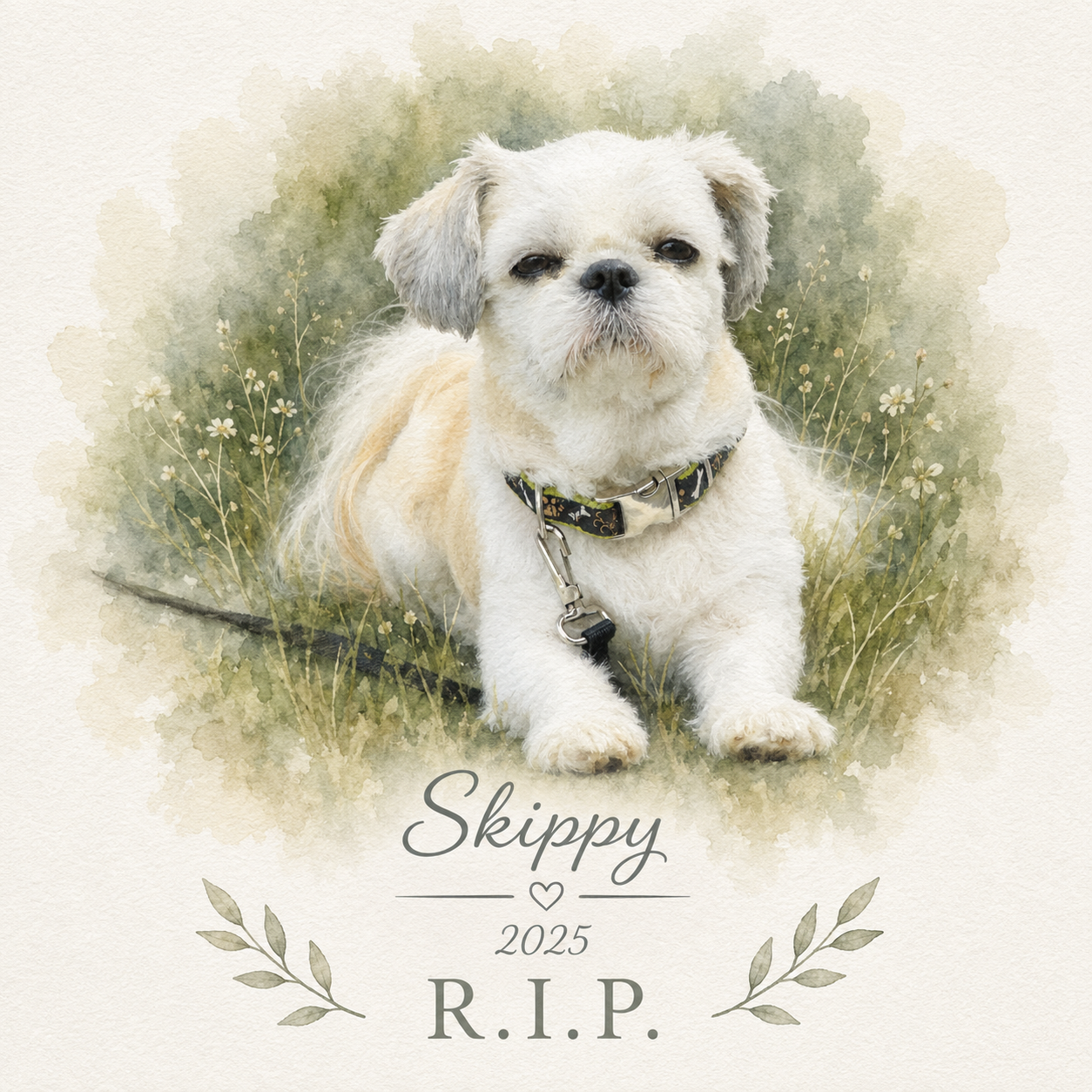 Custom Pet Memorial Print – 8x10
