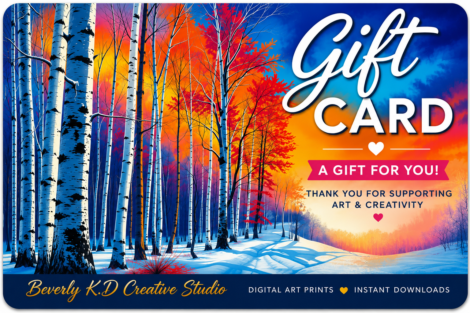 Beverly K.D. Creative Studio Gift Card