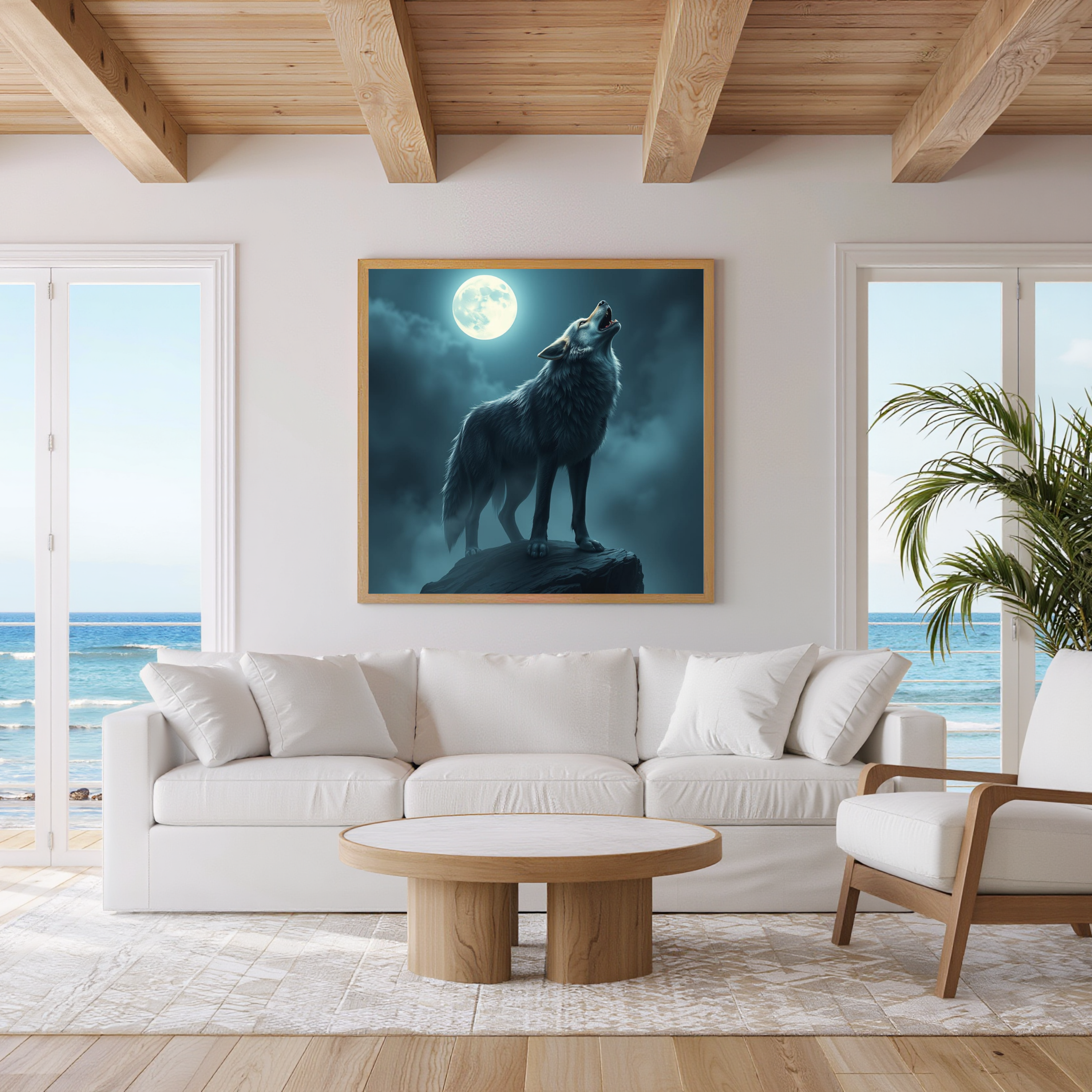 Blue Moon Wolf