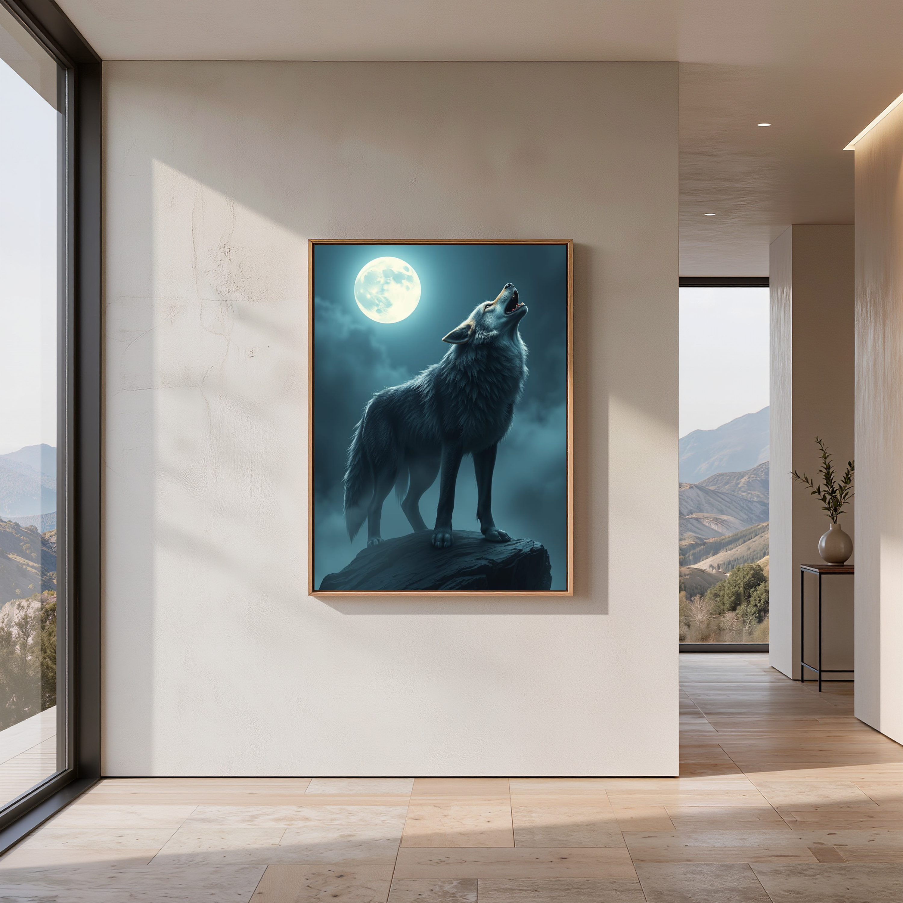 Blue Moon Wolf