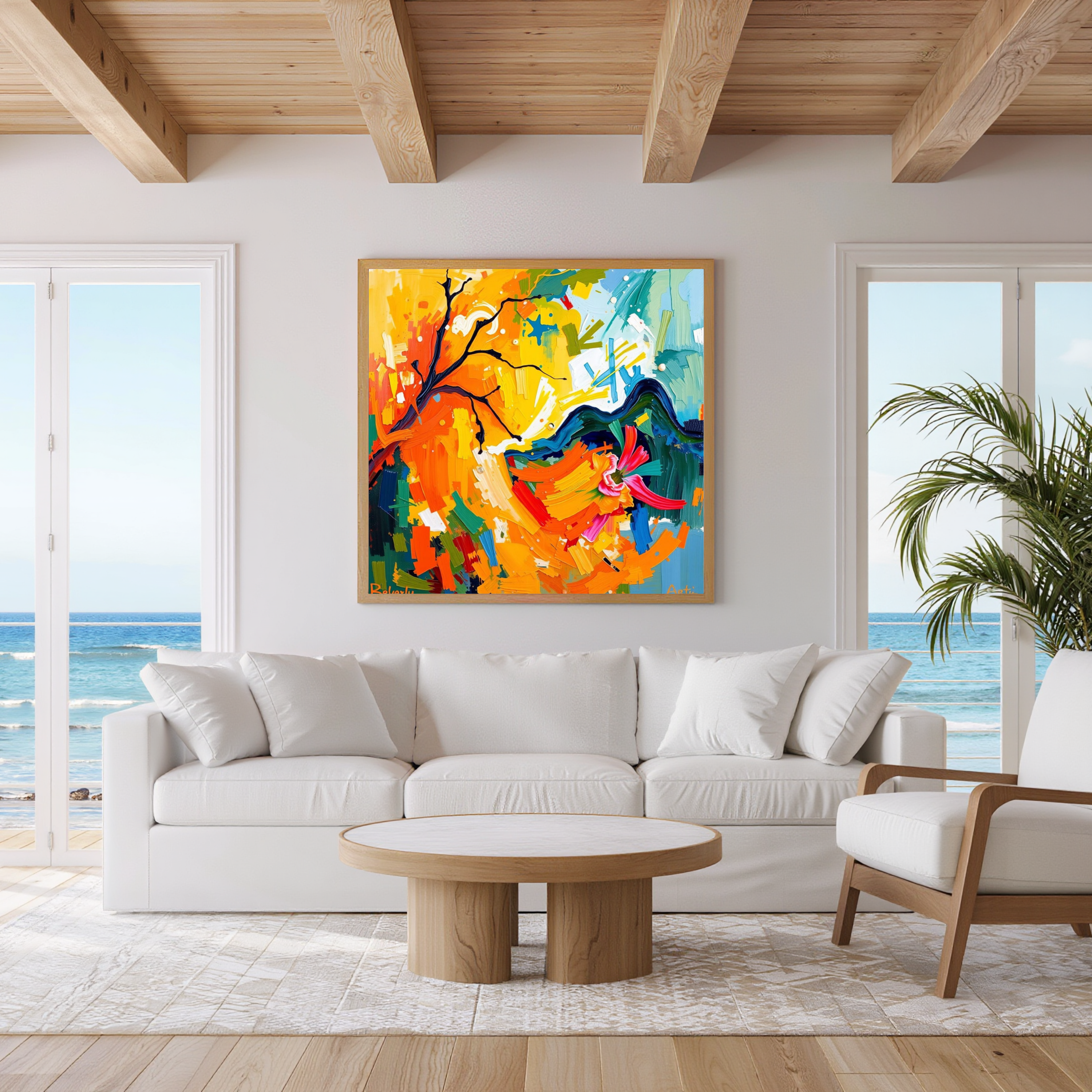 Abstract Autumn Tree – Digital Art Print