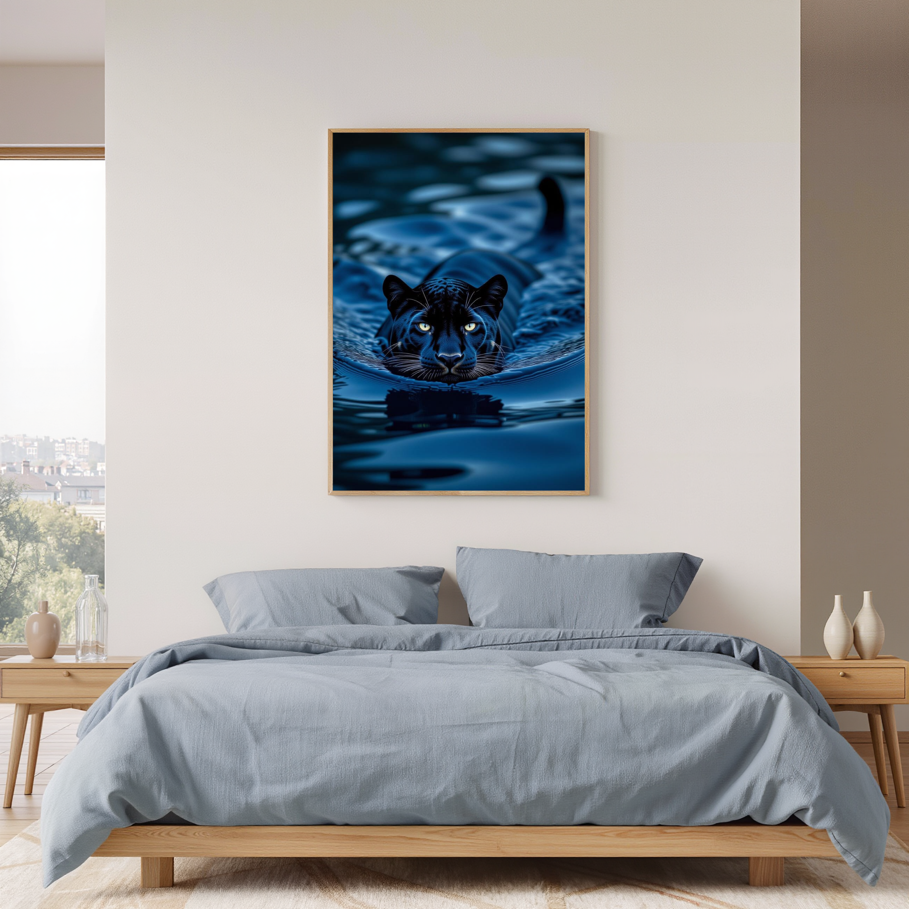Midnight Panther — Digital Art Print