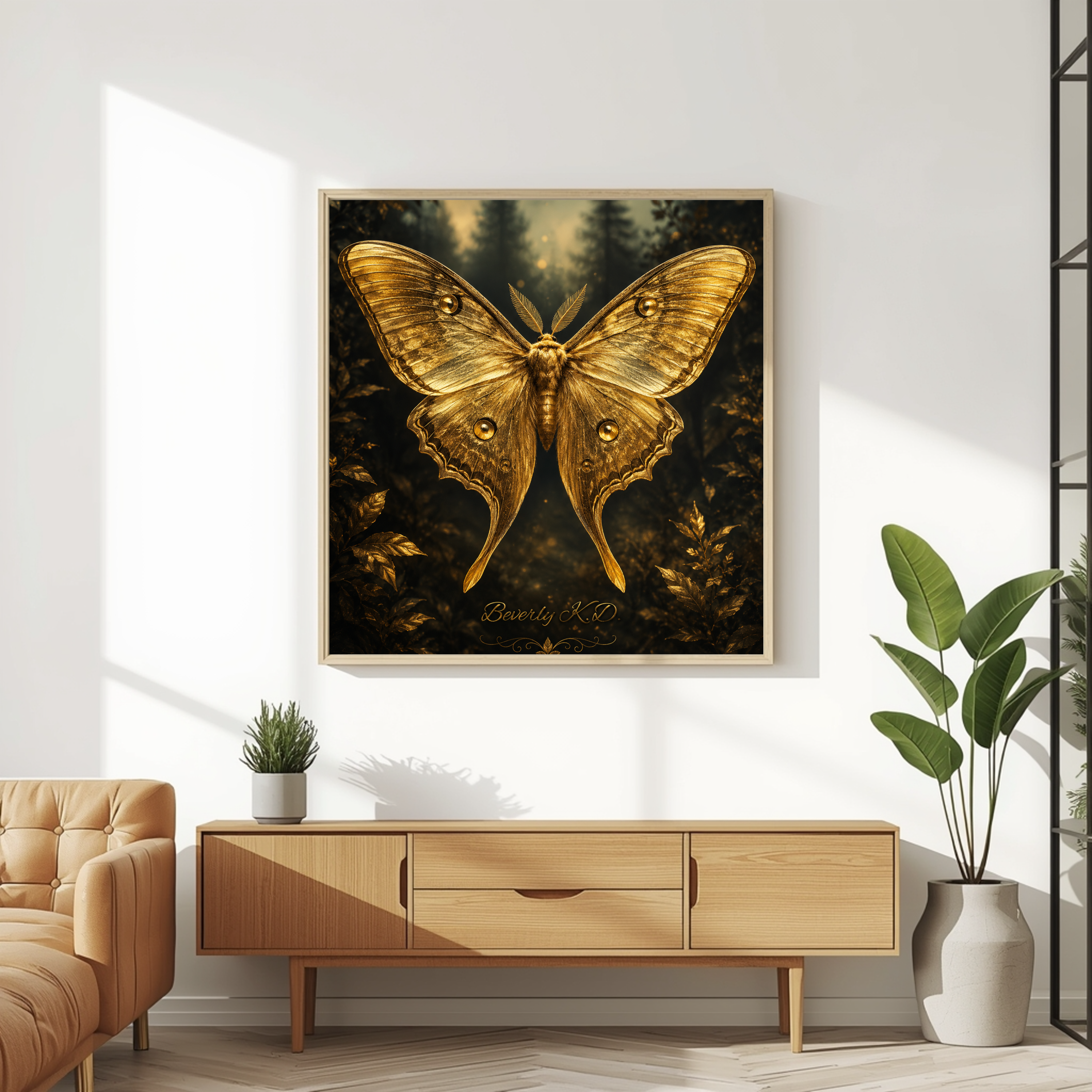 Golden Moth Beauty
