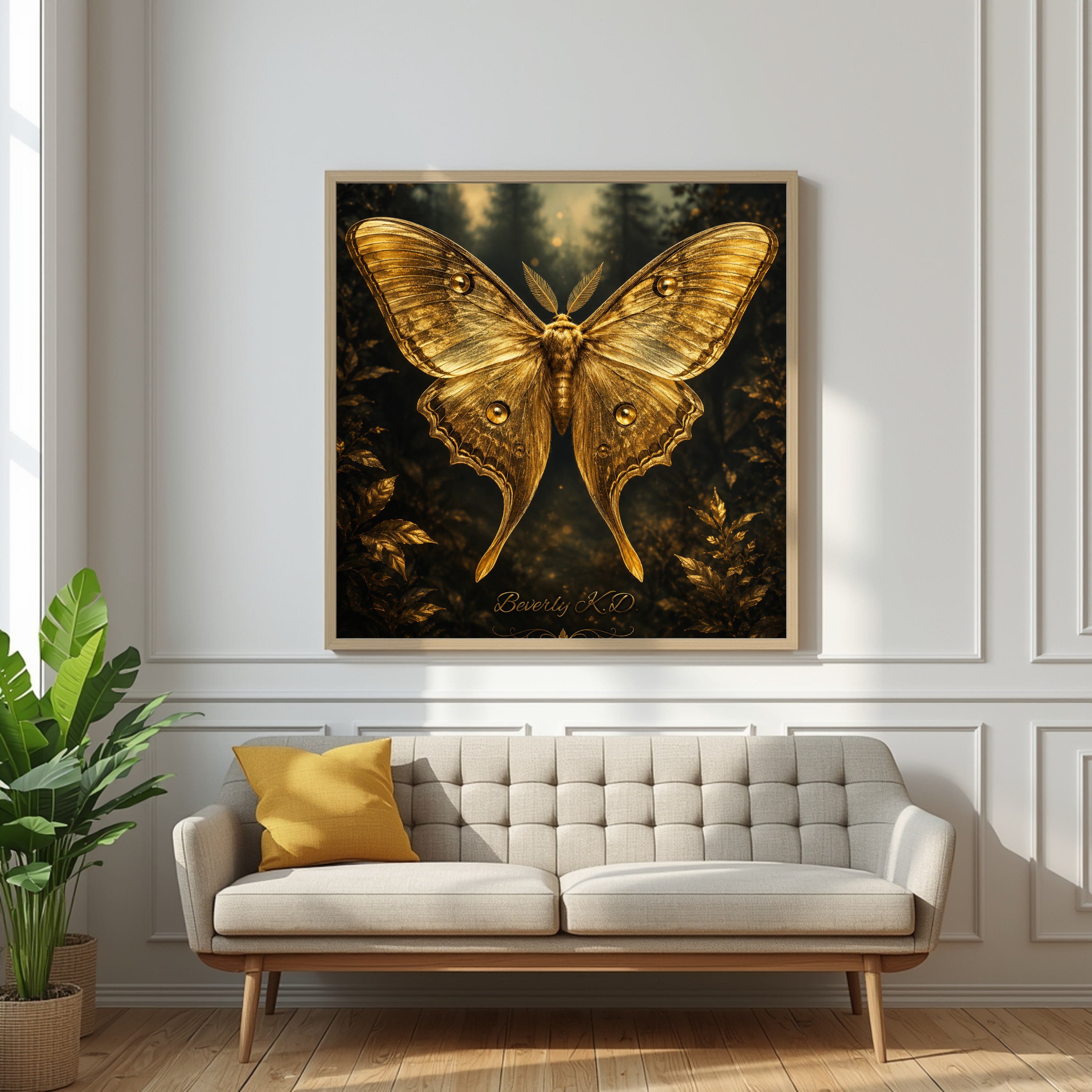 Golden Moth Beauty