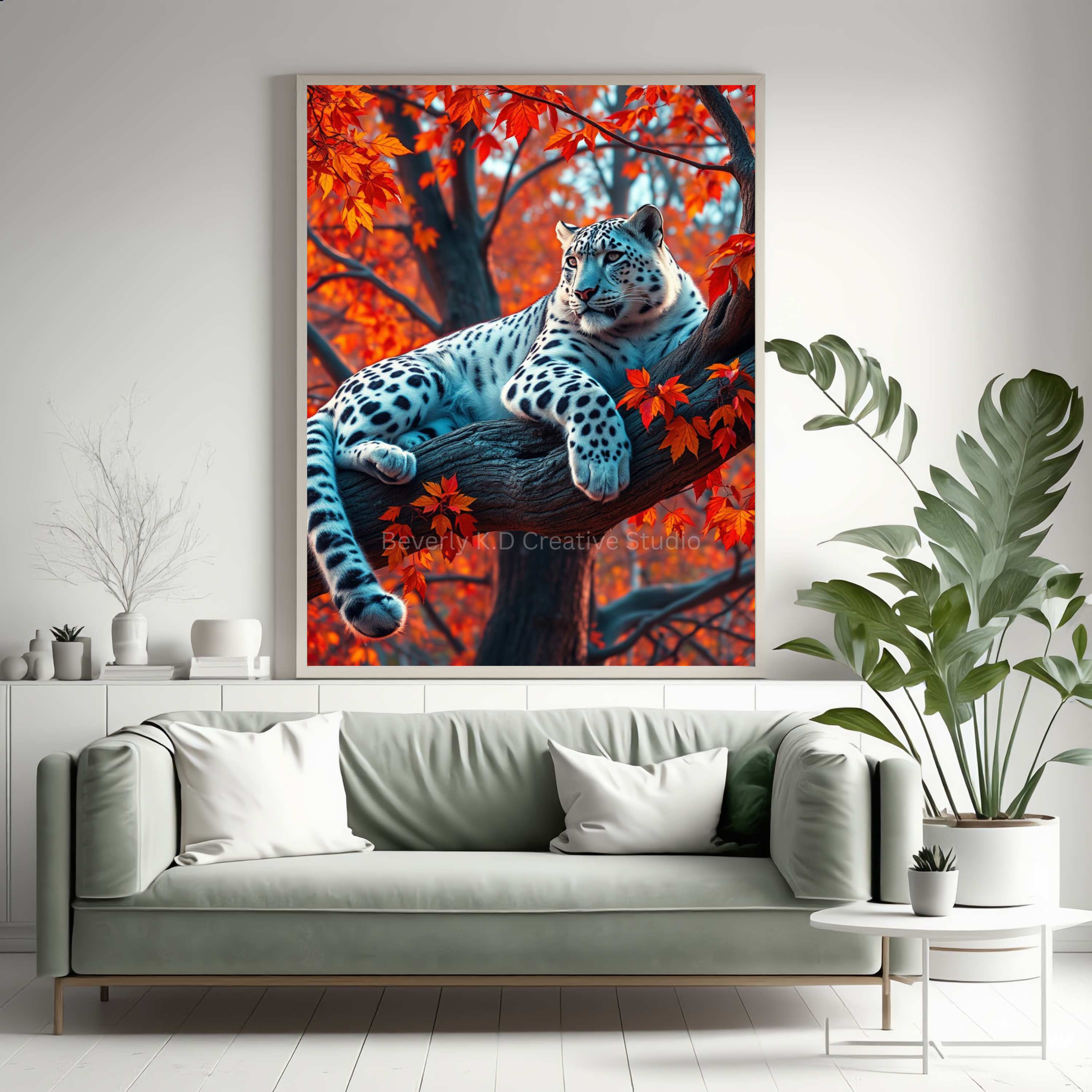 Autumn Snow Leopard