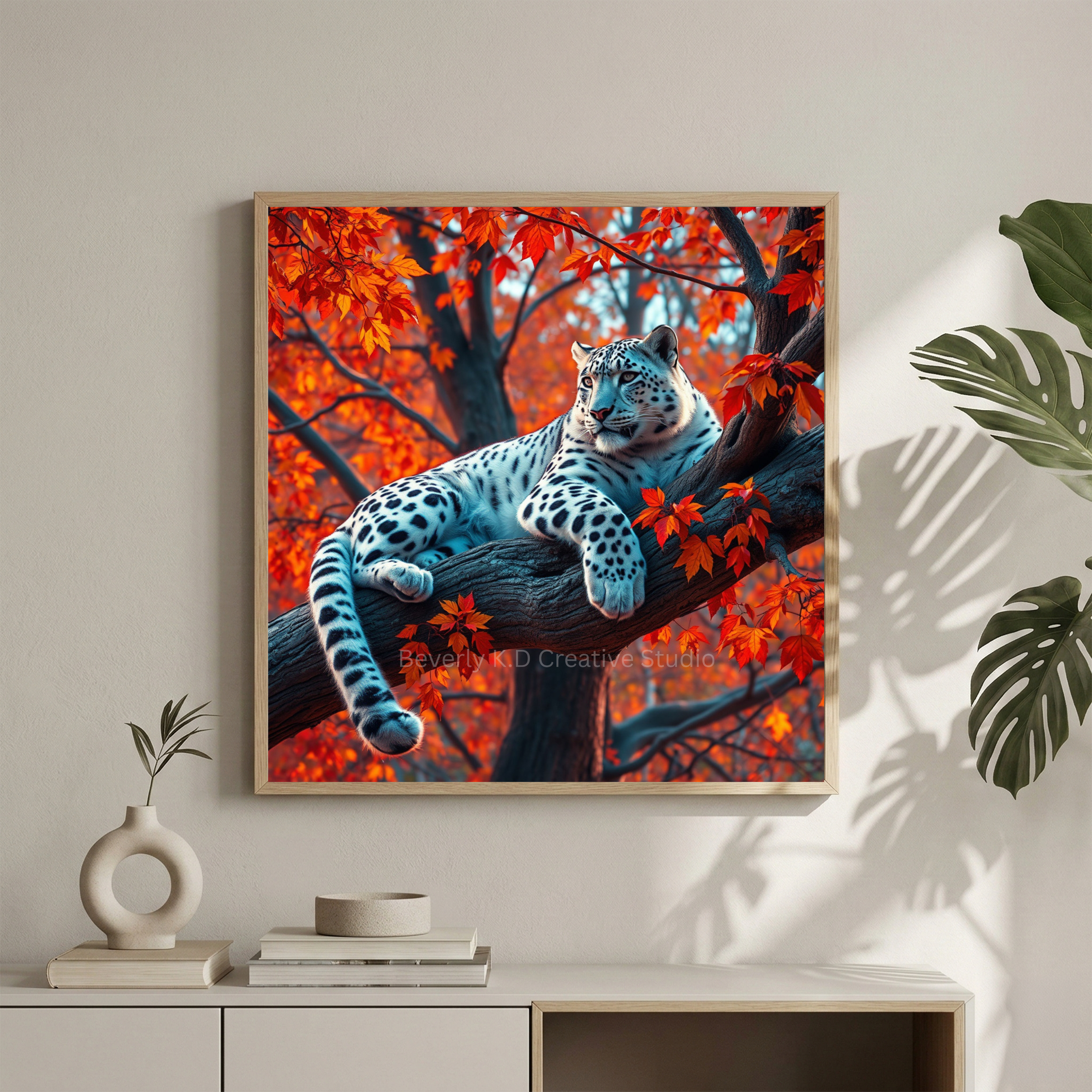 Autumn Snow Leopard