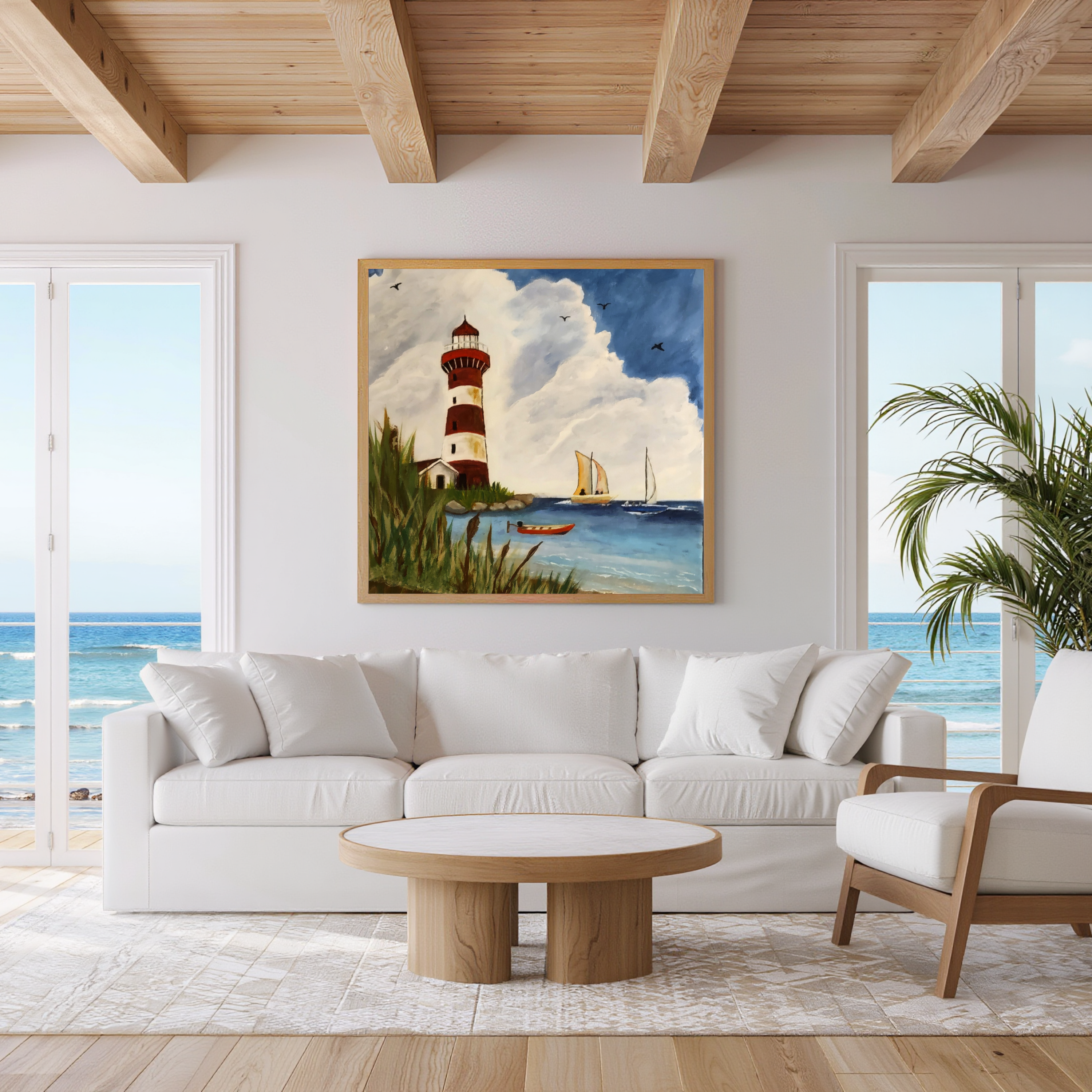 Coastal Lighthouse Serenity