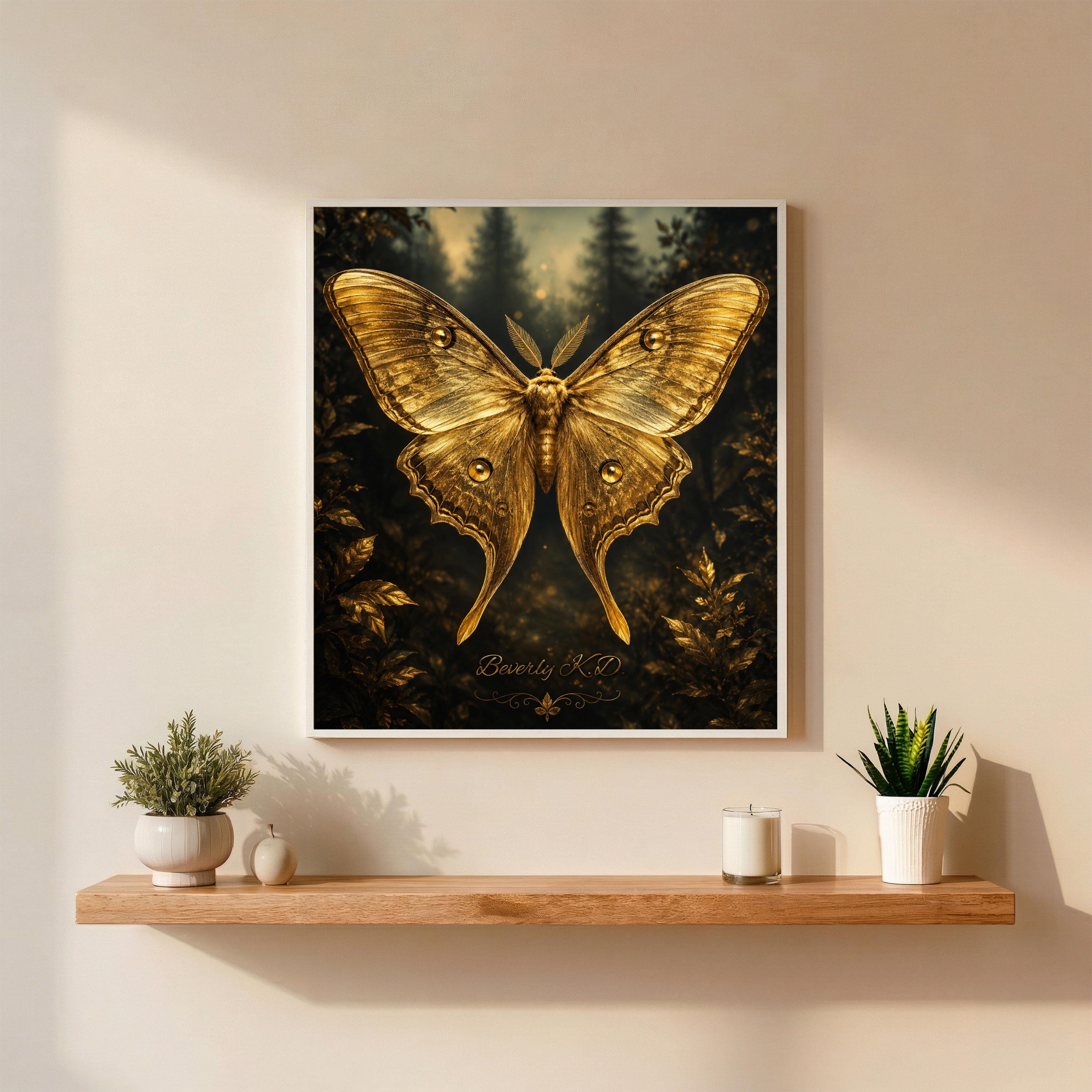 Golden Moth Beauty