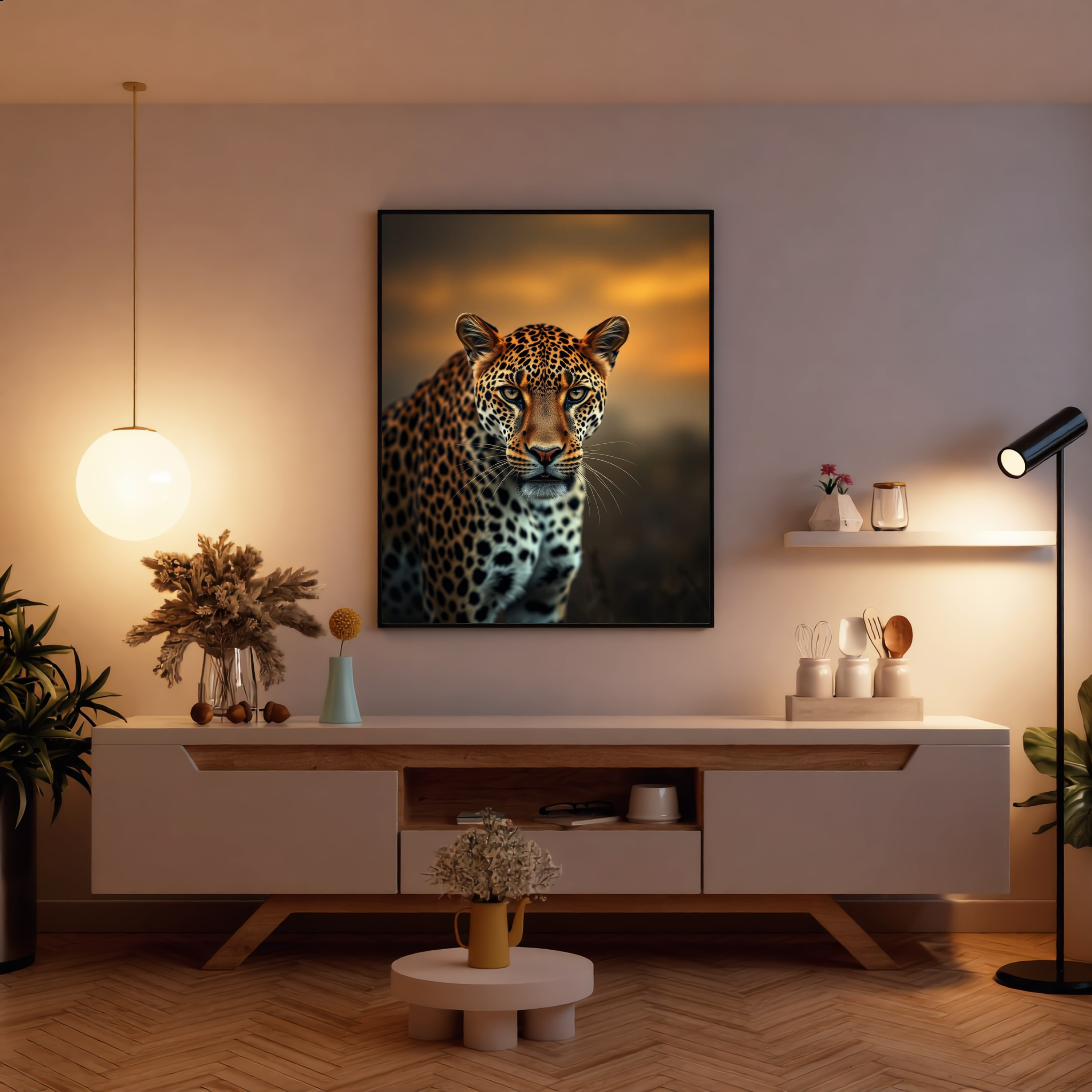 Golden Safari Leopard