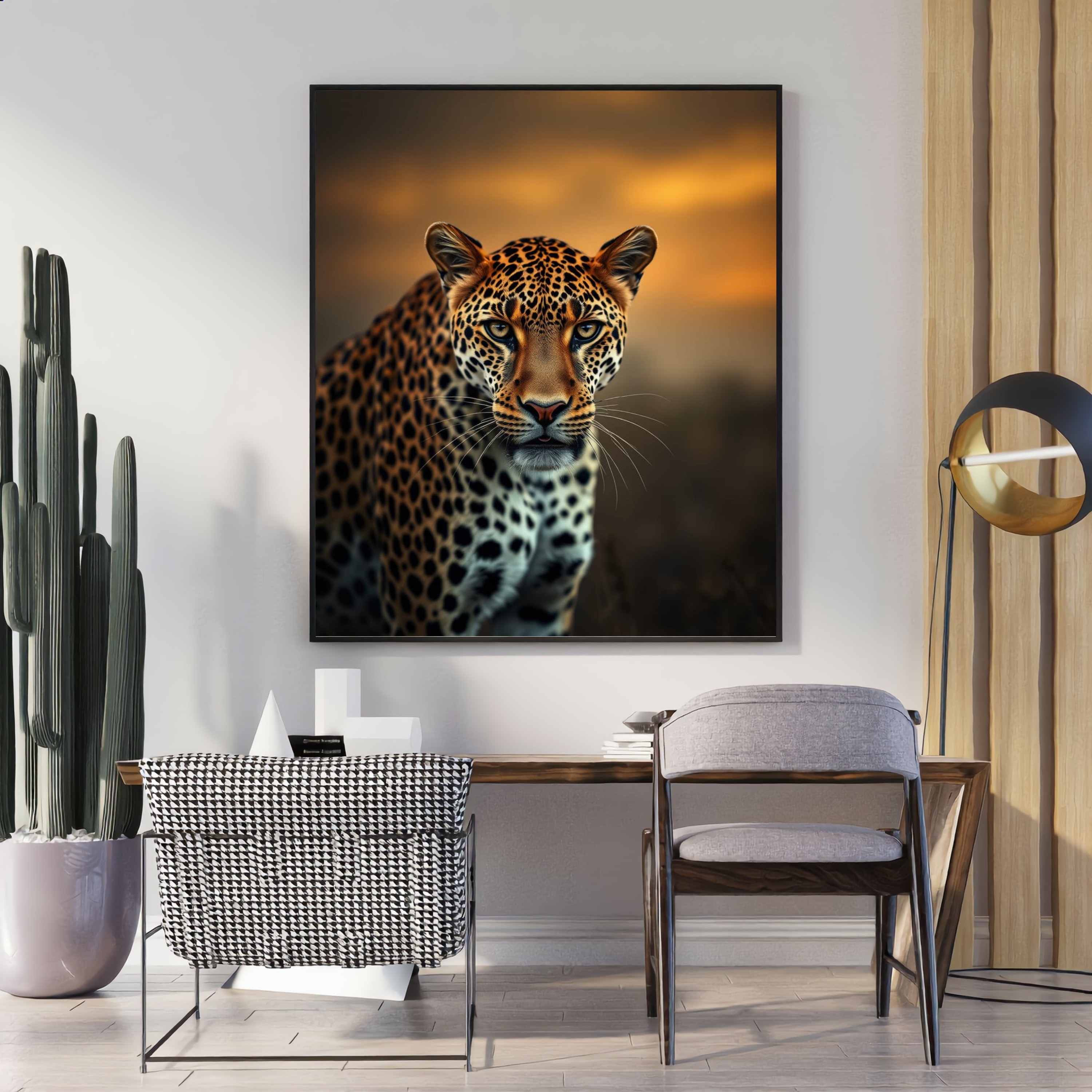 Golden Safari Leopard