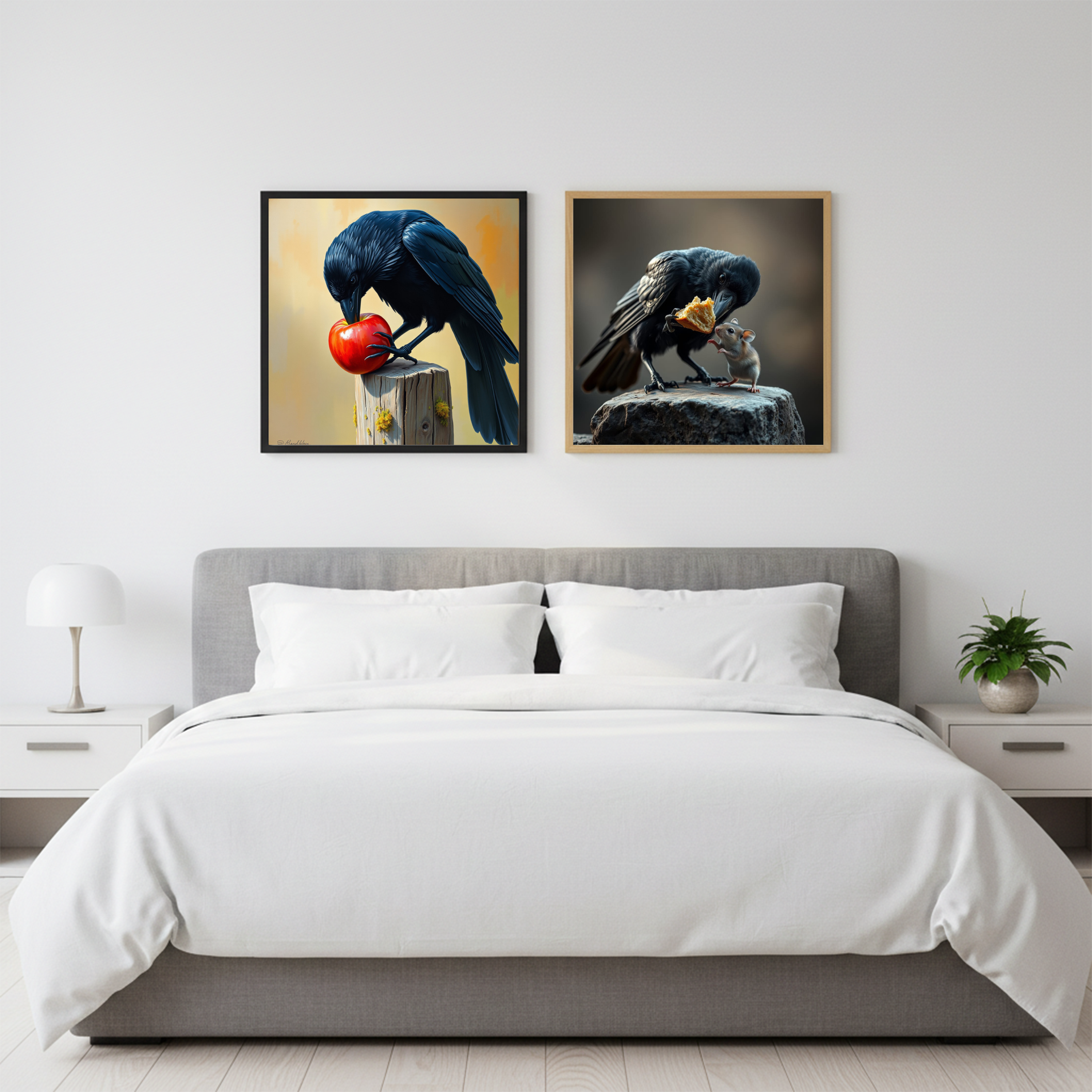 Crow and Mouse – A Moment of Kindness