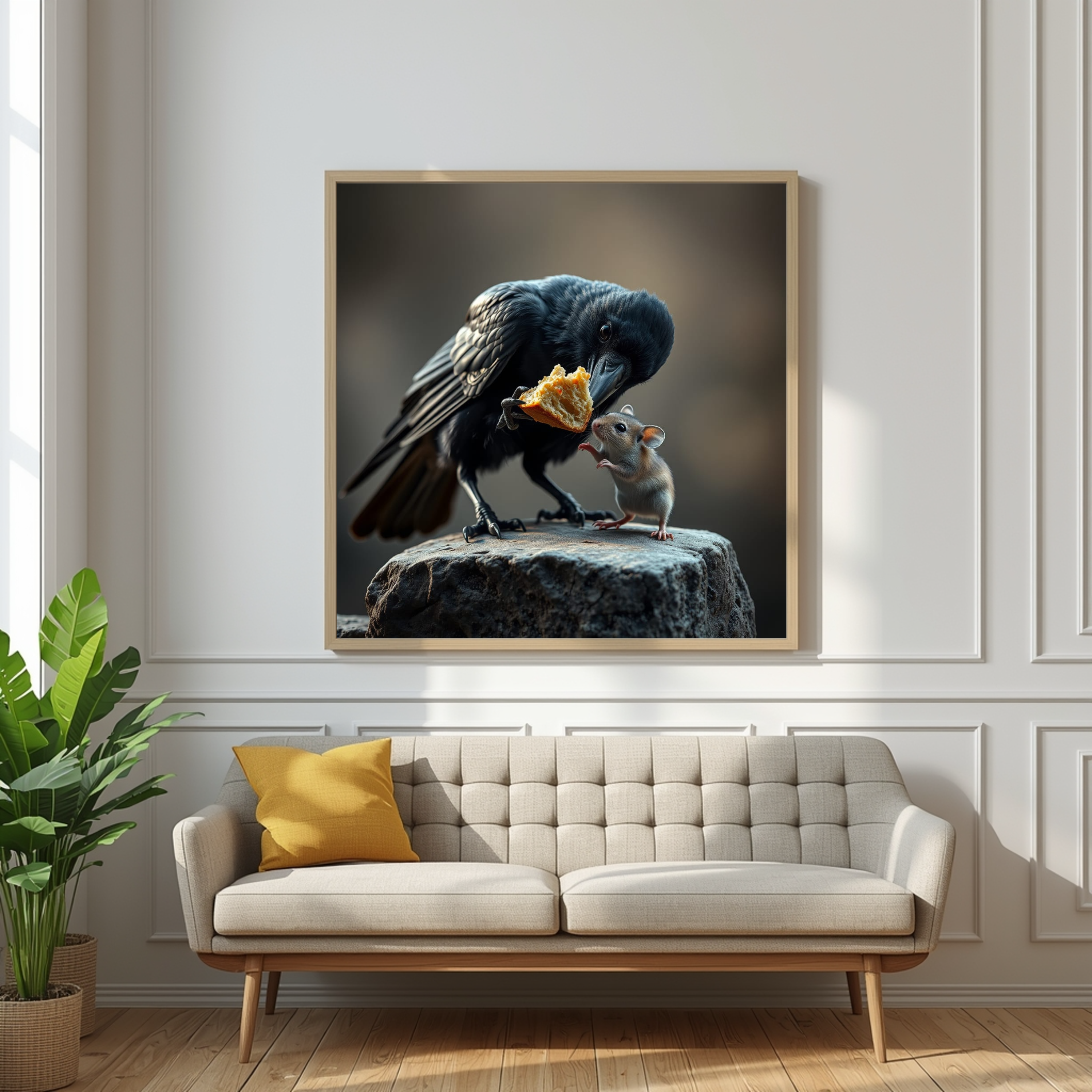 Crow and Mouse – A Moment of Kindness