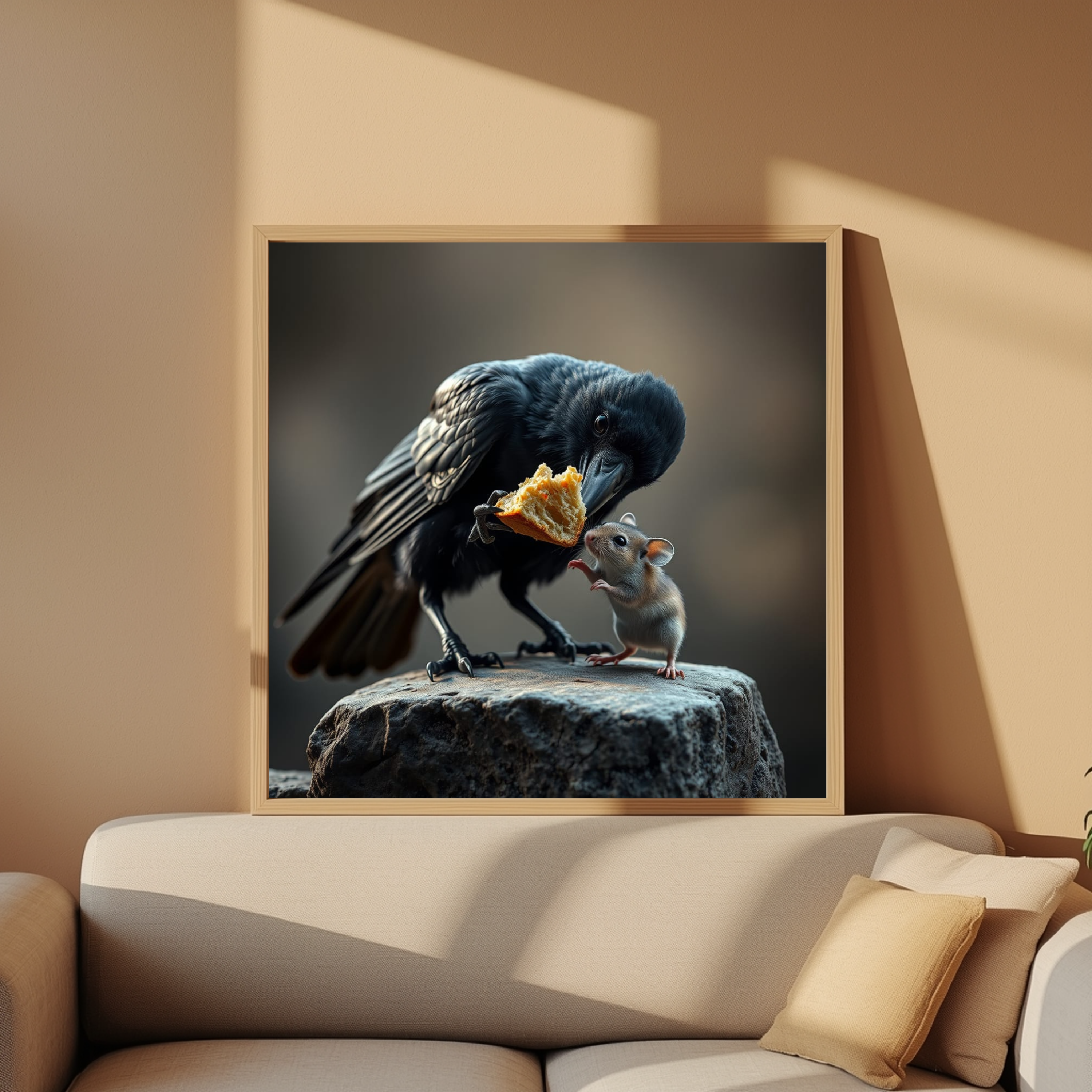 Crow and Mouse – A Moment of Kindness