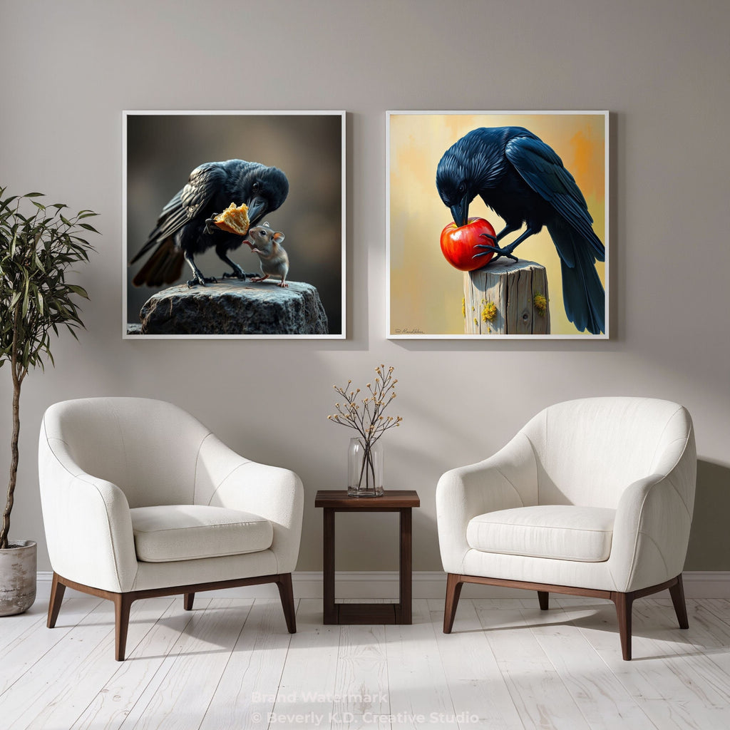 Crow and Mouse – A Moment of Kindness