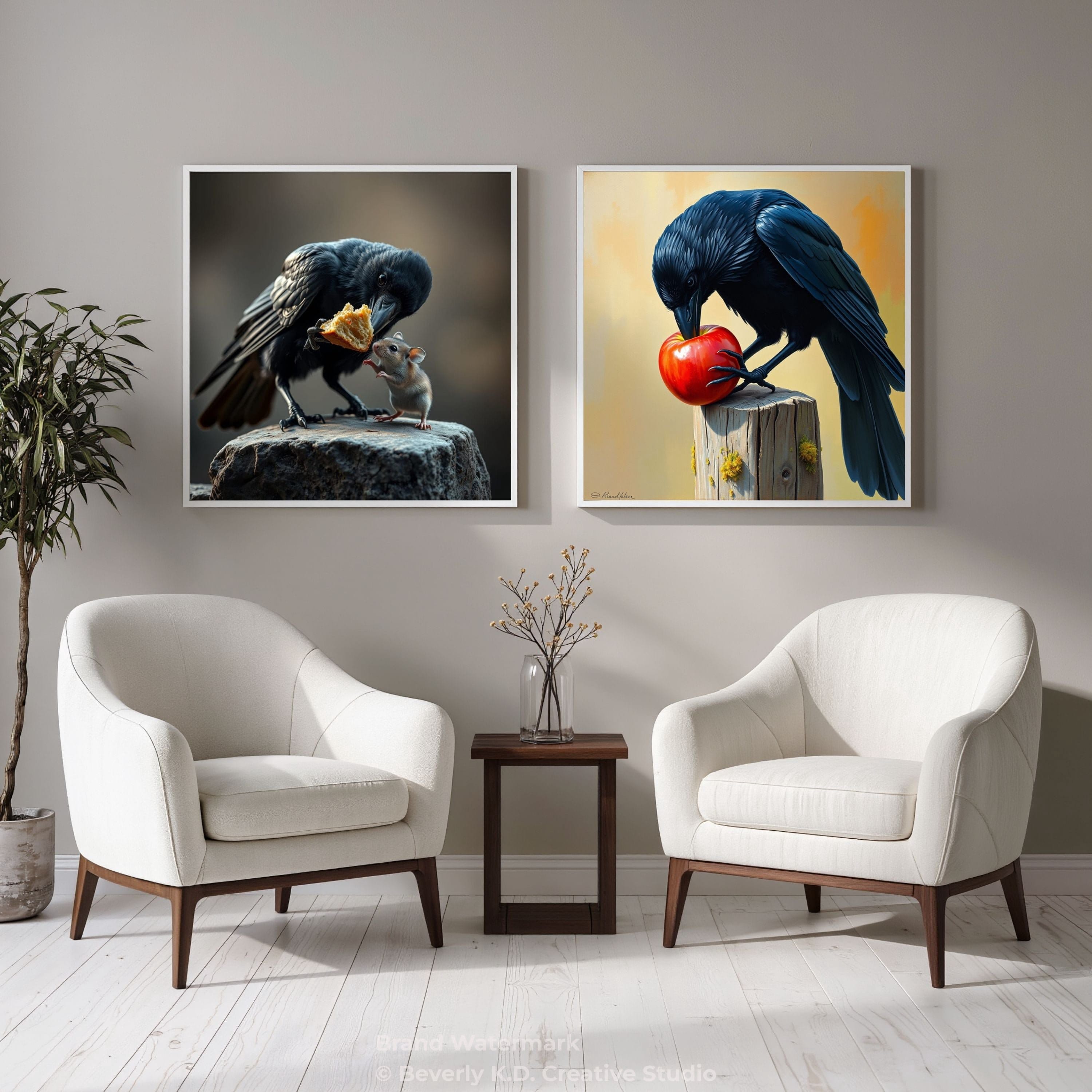 Crow and Mouse – A Moment of Kindness