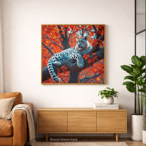 Autumn Snow Leopard