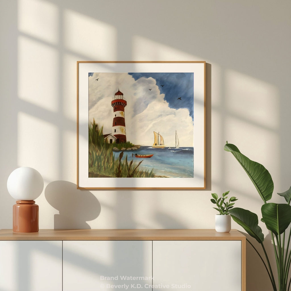 Coastal Lighthouse Serenity