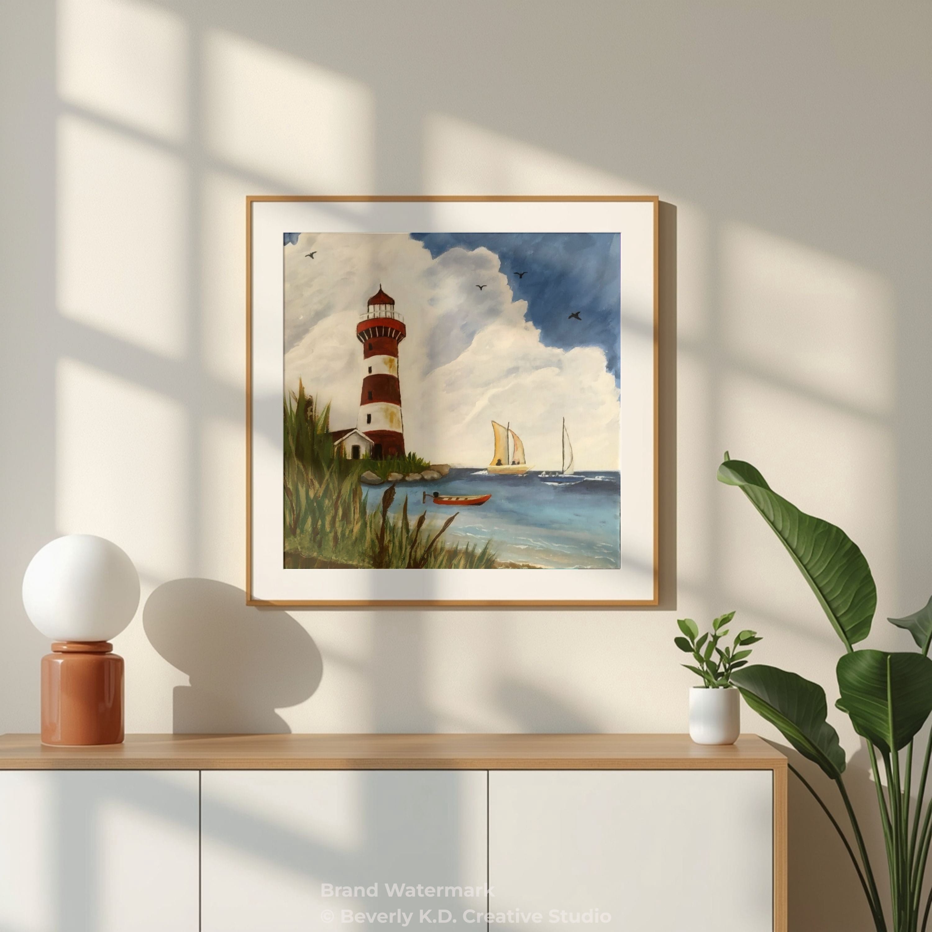 Coastal Lighthouse Serenity