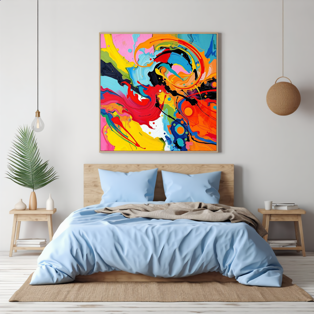 Abstract Autumn Tree — Digital Art Print