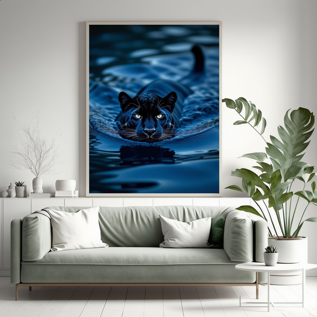Midnight Panther — Digital Art Print