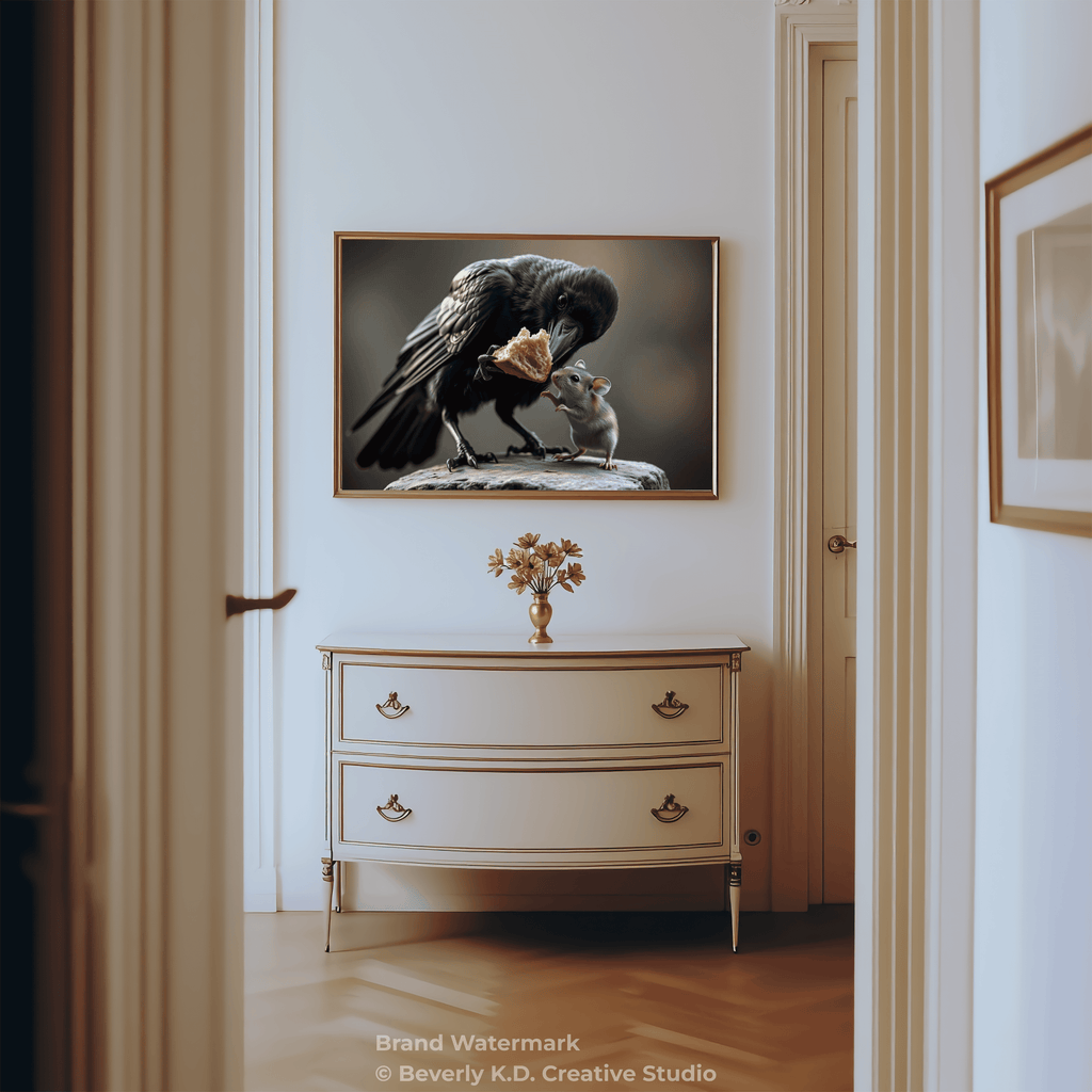 Crow and Mouse – A Moment of Kindness