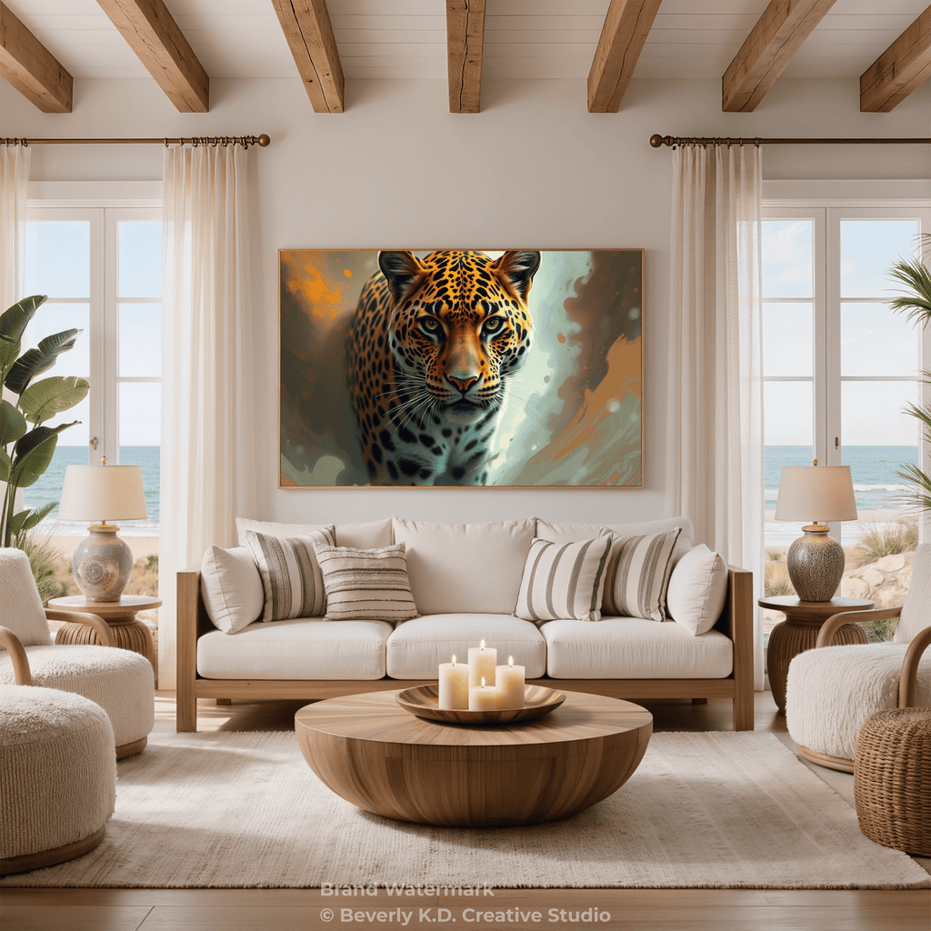Golden Jaguar in the Jungle