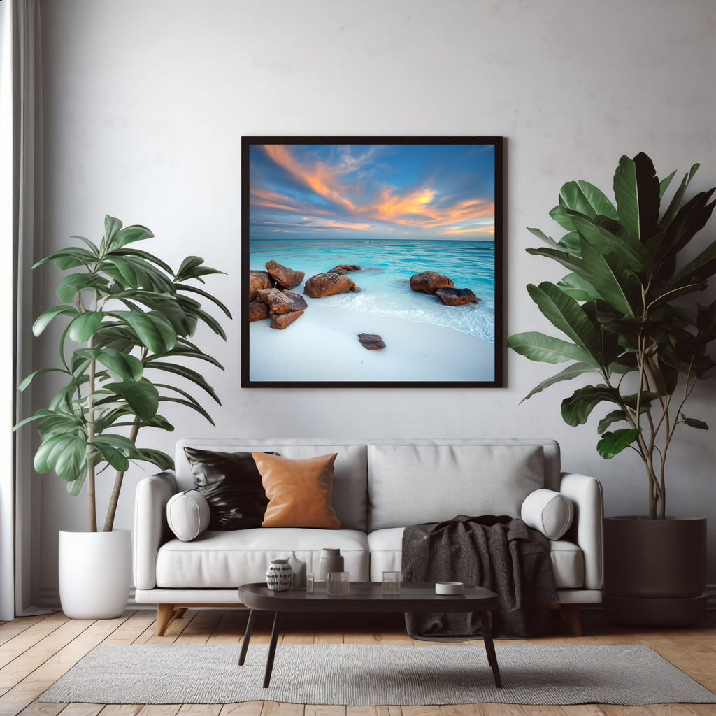 Golden Hour Shoreline — Coastal Fine Art Print