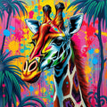 Pop Art Giraffe — Digital Art Print