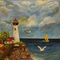 Beacon of Serenity – Lighthouse Coastal Wall Art Instant Download